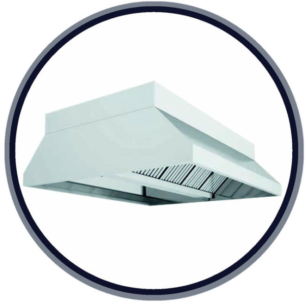 Campana Extr. Central con Plenum 1500x1600x690mm - Campanas extractoras centrales con plenum