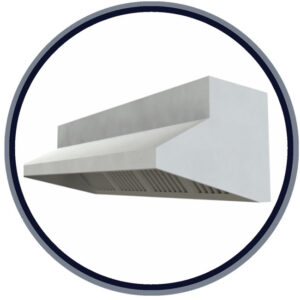 Campana Extractora Snack con Plenum 1000x1000x690 - Campanas extractoras snack con plenum