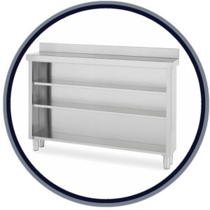 Mueble Contramostrador 1000x350x850mm 2 estantes - Muebles contramostrador 350